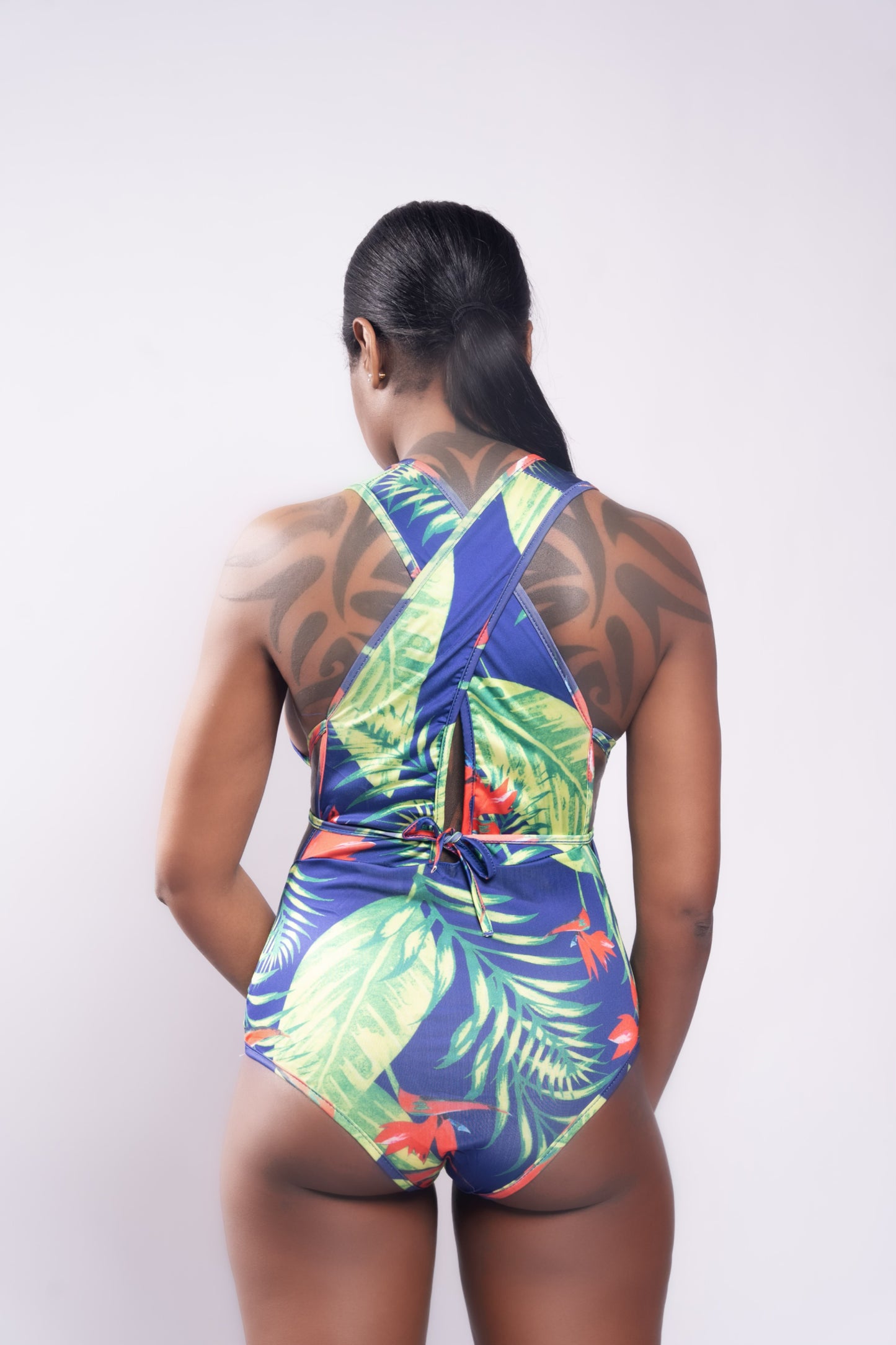 Floral Passion Swim with Coverup