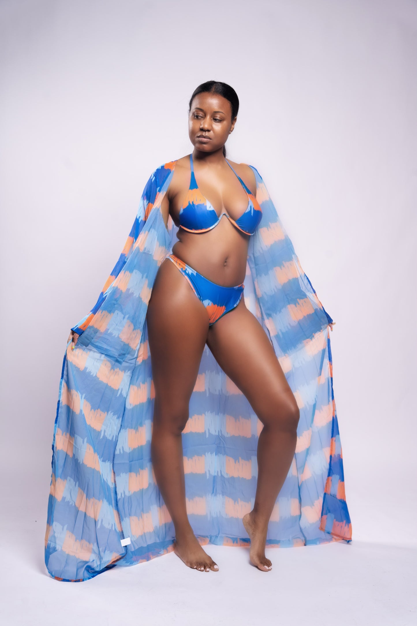 Sky Bikini Swimwear with Cover up