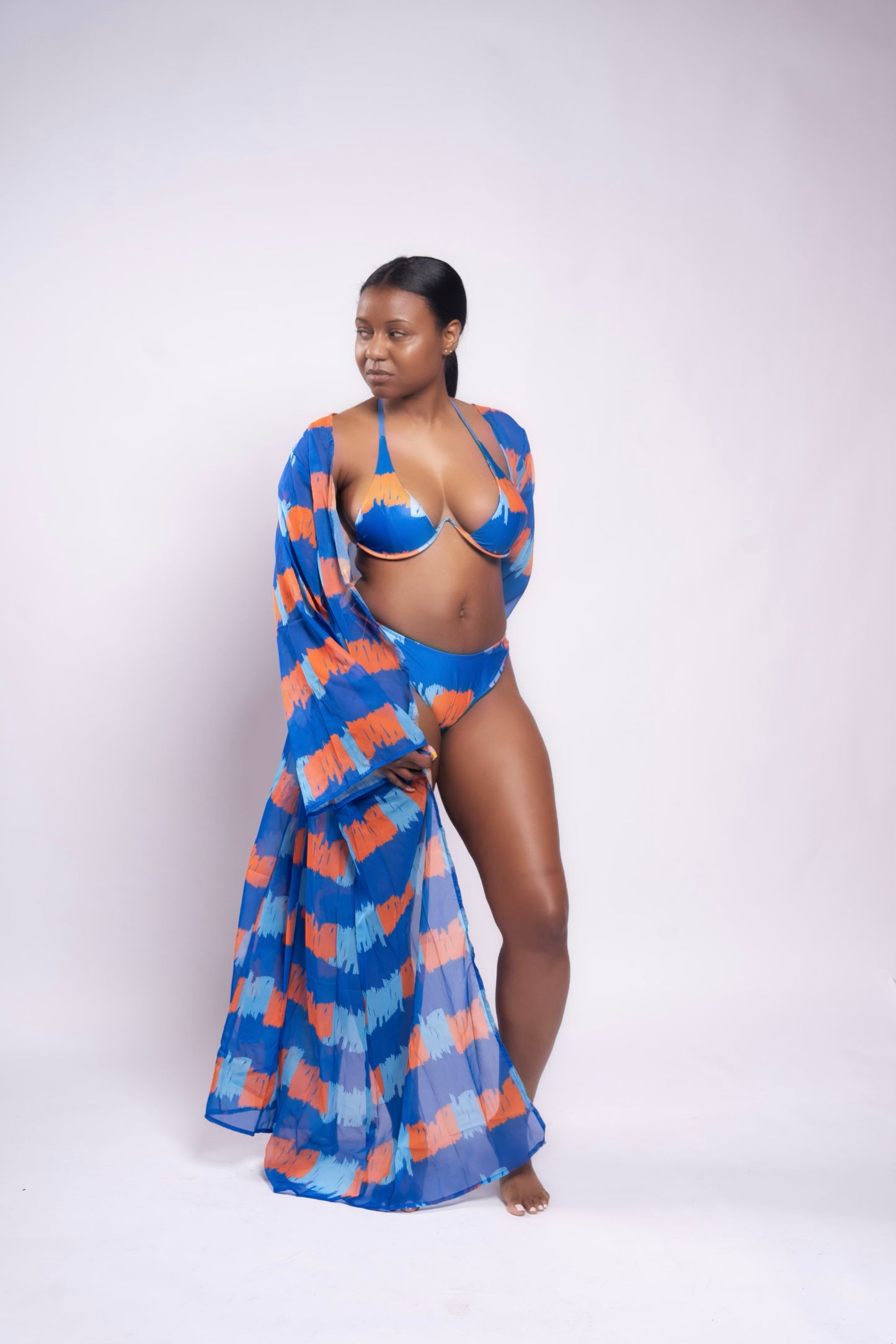 Sky Bikini Swimwear with Cover up