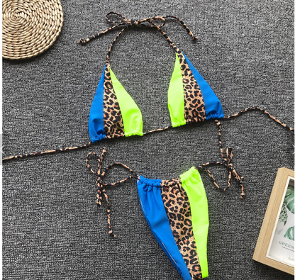 Cheetah Neon Bikini