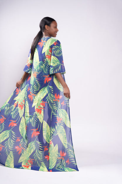 Floral Passion Swim with Coverup